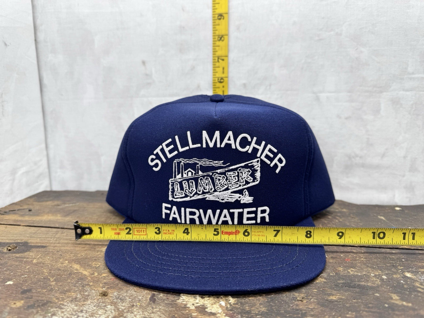 Stellmacher Fairwater Wisconsin Vintage SnapBack Hat NOS #S-1523