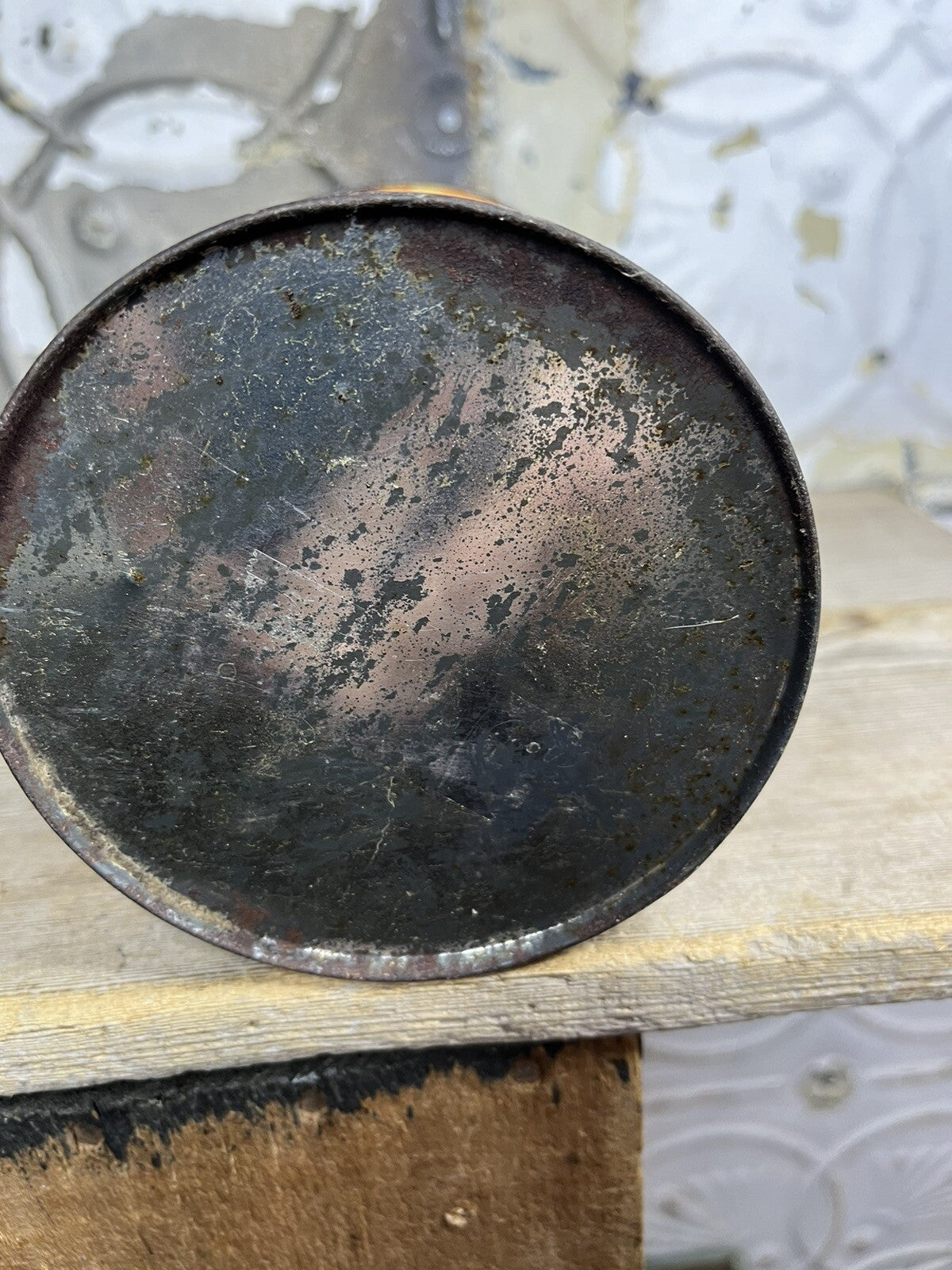 Vintage Ole Smokin Peanut Brittle Tin
