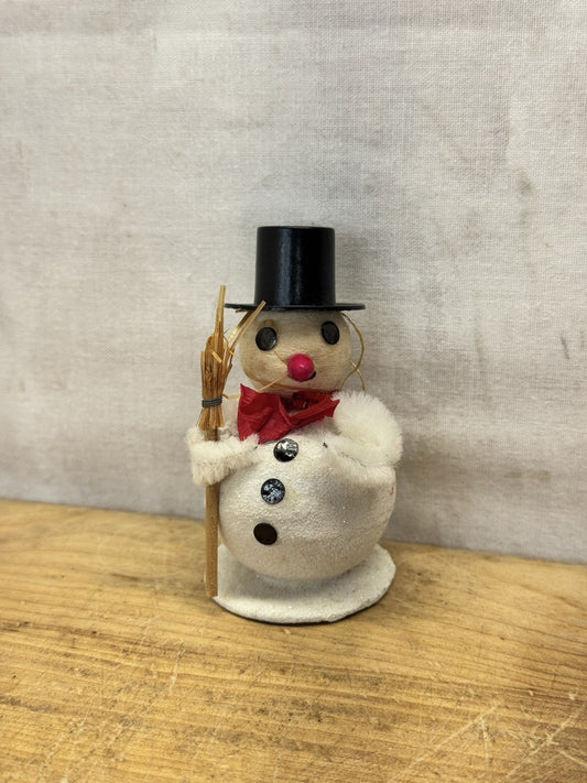 Japan Snowman Ornament Vintage #1548
