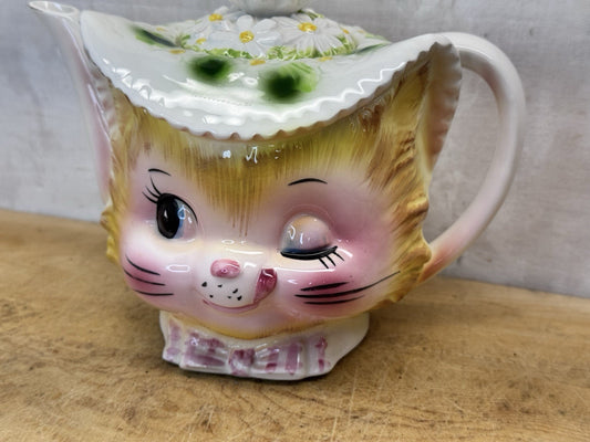 Vintage Miss Priss Enesco Teapot #S-1585