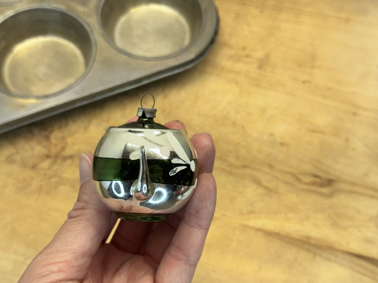 Vintage Tea Pot Ornament #1579