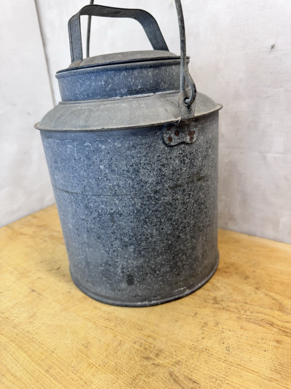 CMSTP & PRR Railroad Vtg Cream Can #S-1830