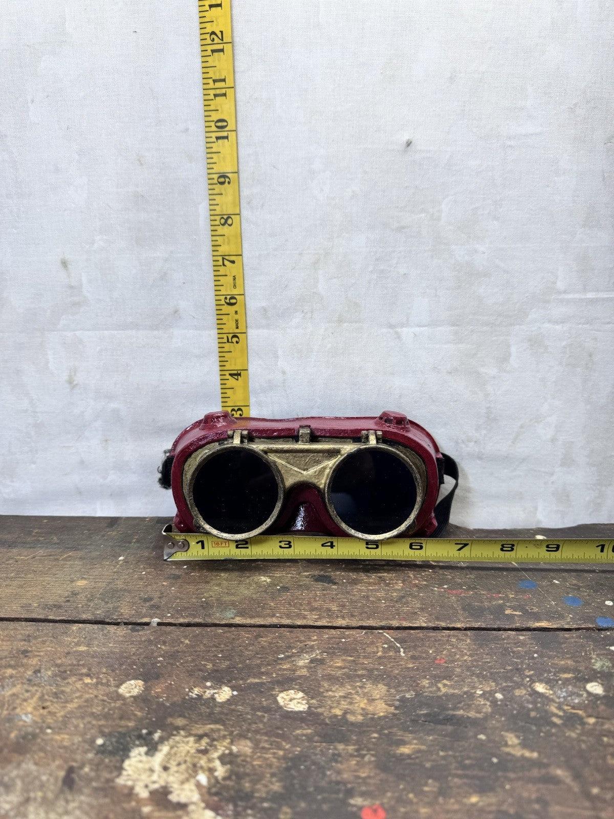 Steampunk Aviator Plastic Costume Goggles