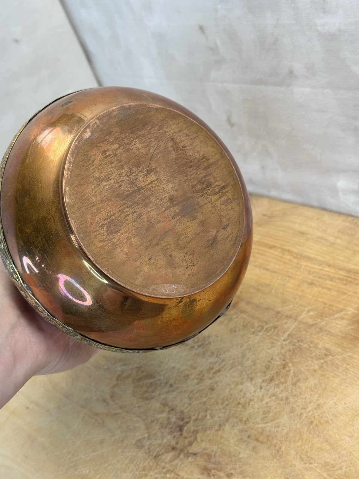 Decorative Brass Zodiac Tea Pot Vtg #S-1557