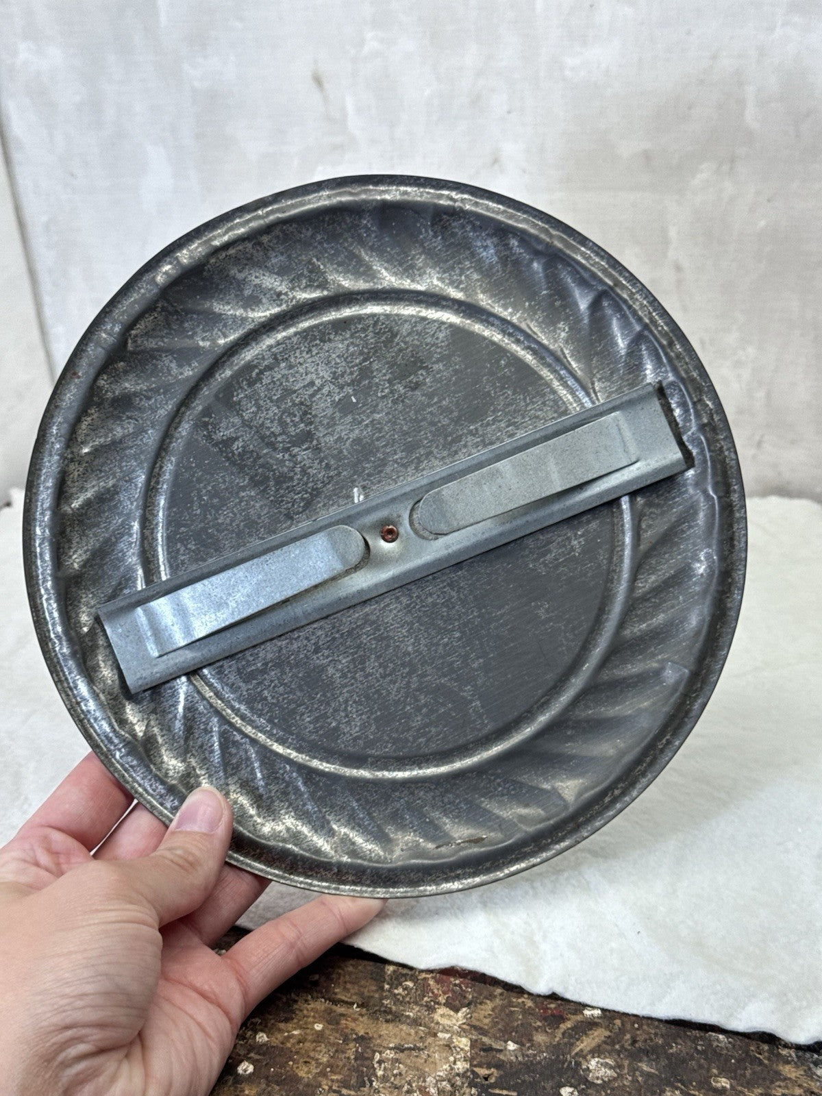 Vintage Floral White Stove Pipe Cover