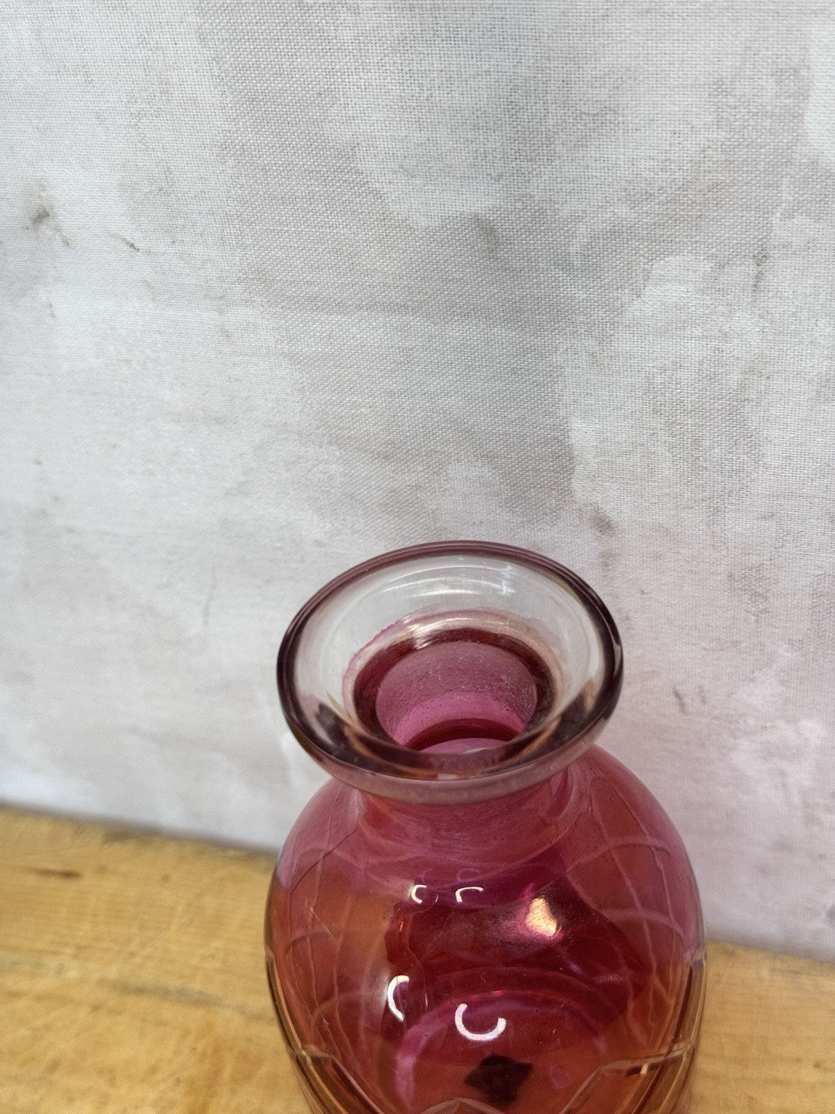 Crystal Perfume India Bottle Vtg #S-1699