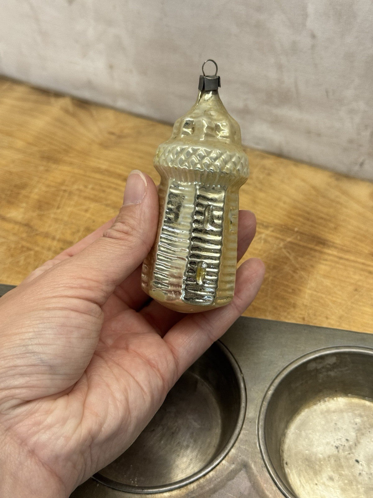 Lighthouse Vtg Ornament Christmas #1571