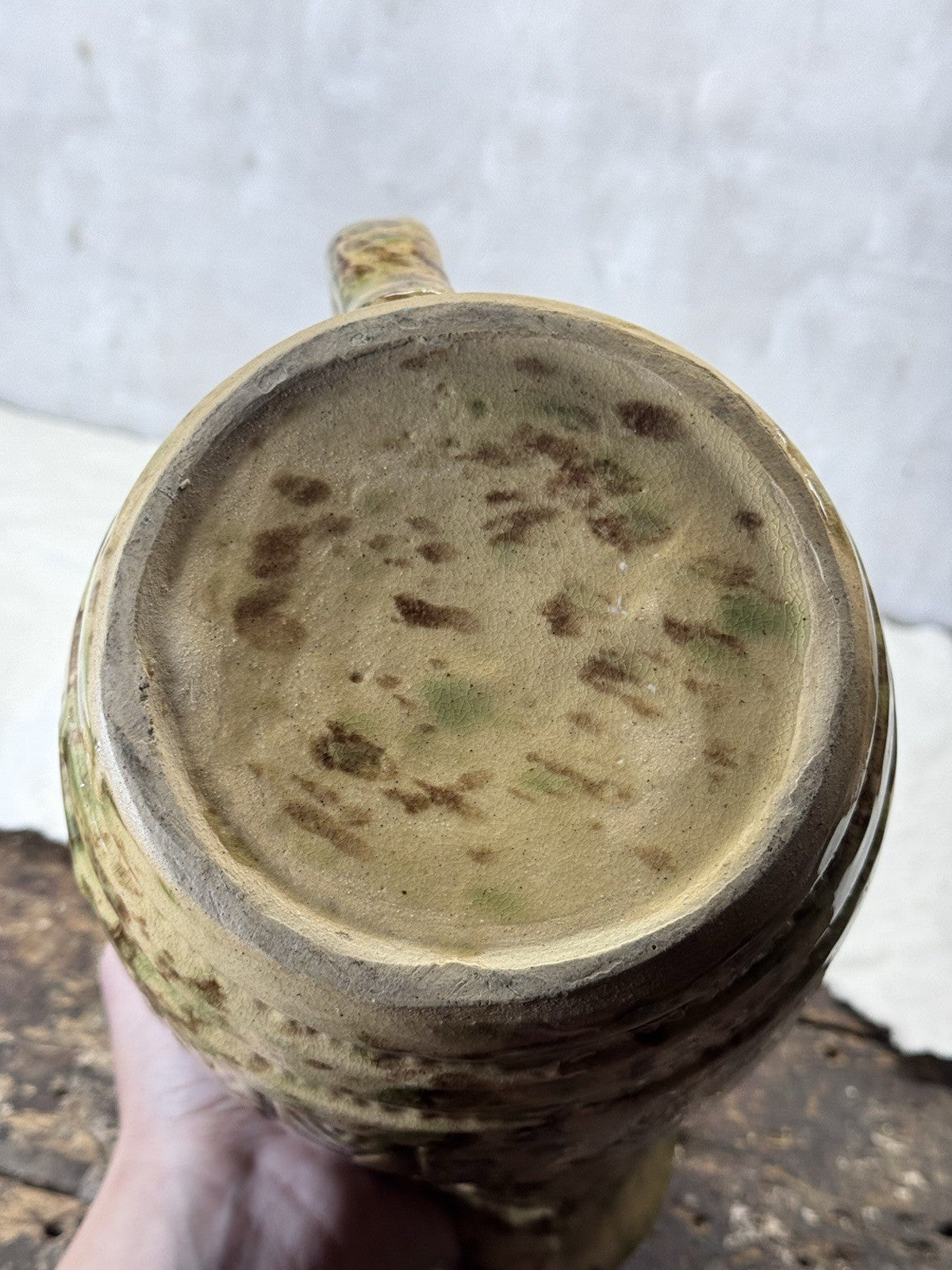 Morton Spatterware Antique Pitcher  #S-1847
