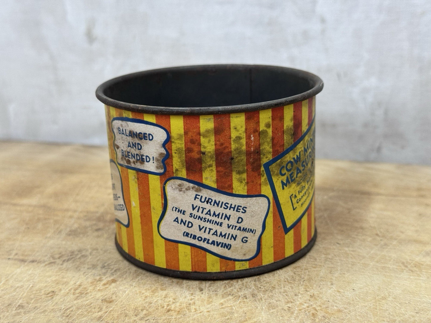 MoorMans Feed Cup Advertising Vtg #S-1525