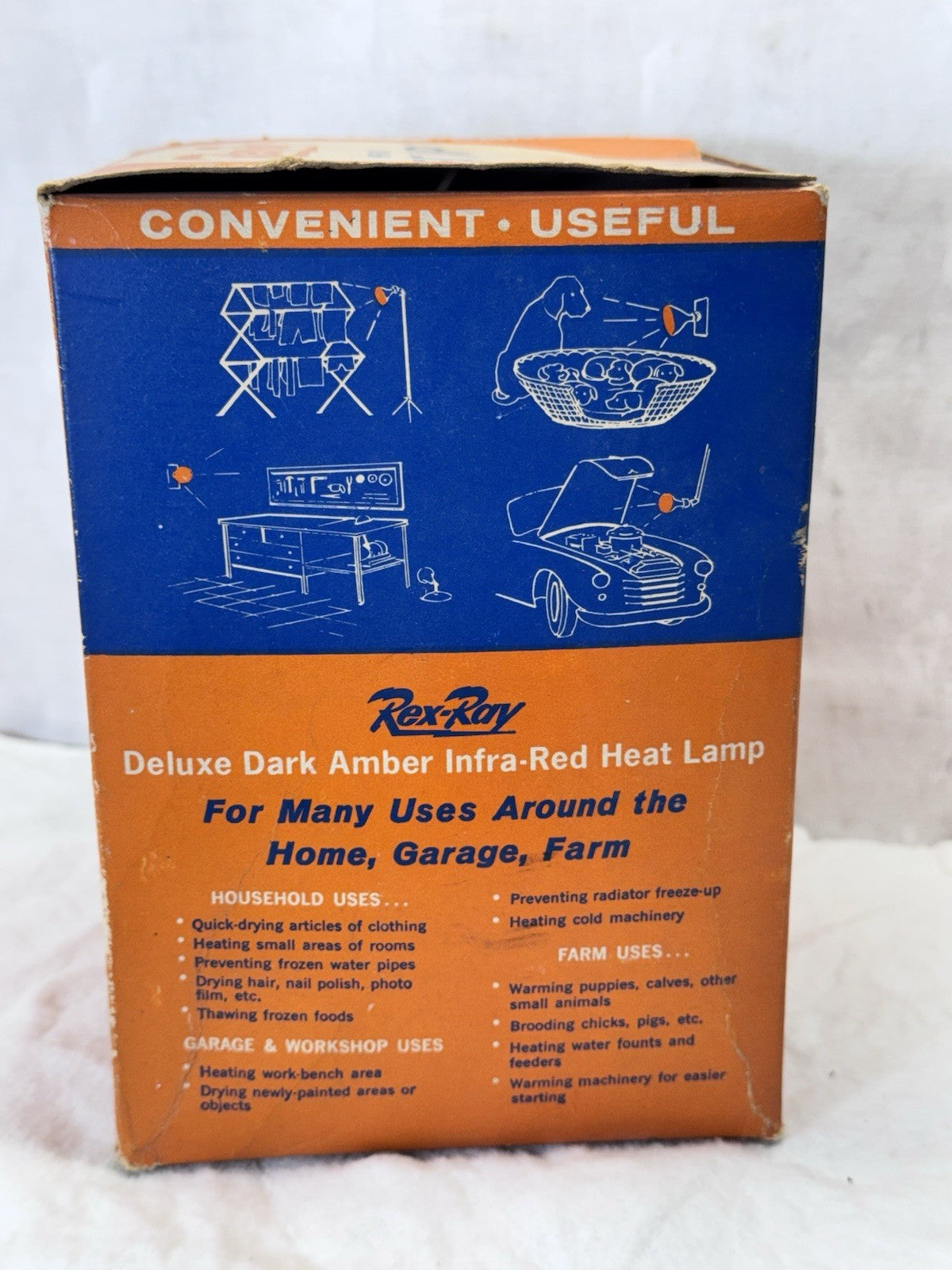 Rex-Ray Heated Lamp NOS Vintage Bulb