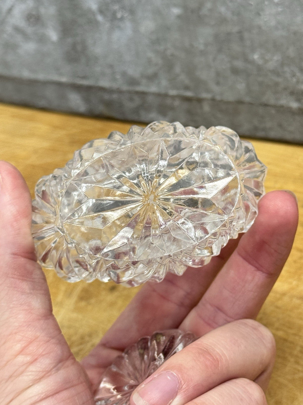 Vintage Crystal Perfume Bottle #1389