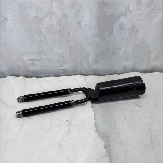 Vintage Metal Cordless Curling Iron
