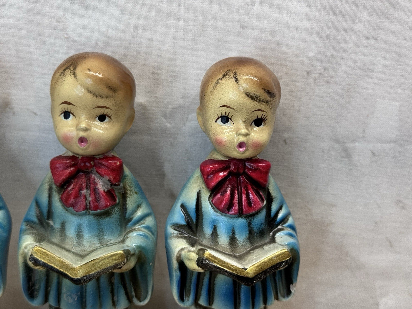 Vintage Japan Choir Boys Figurines #1586