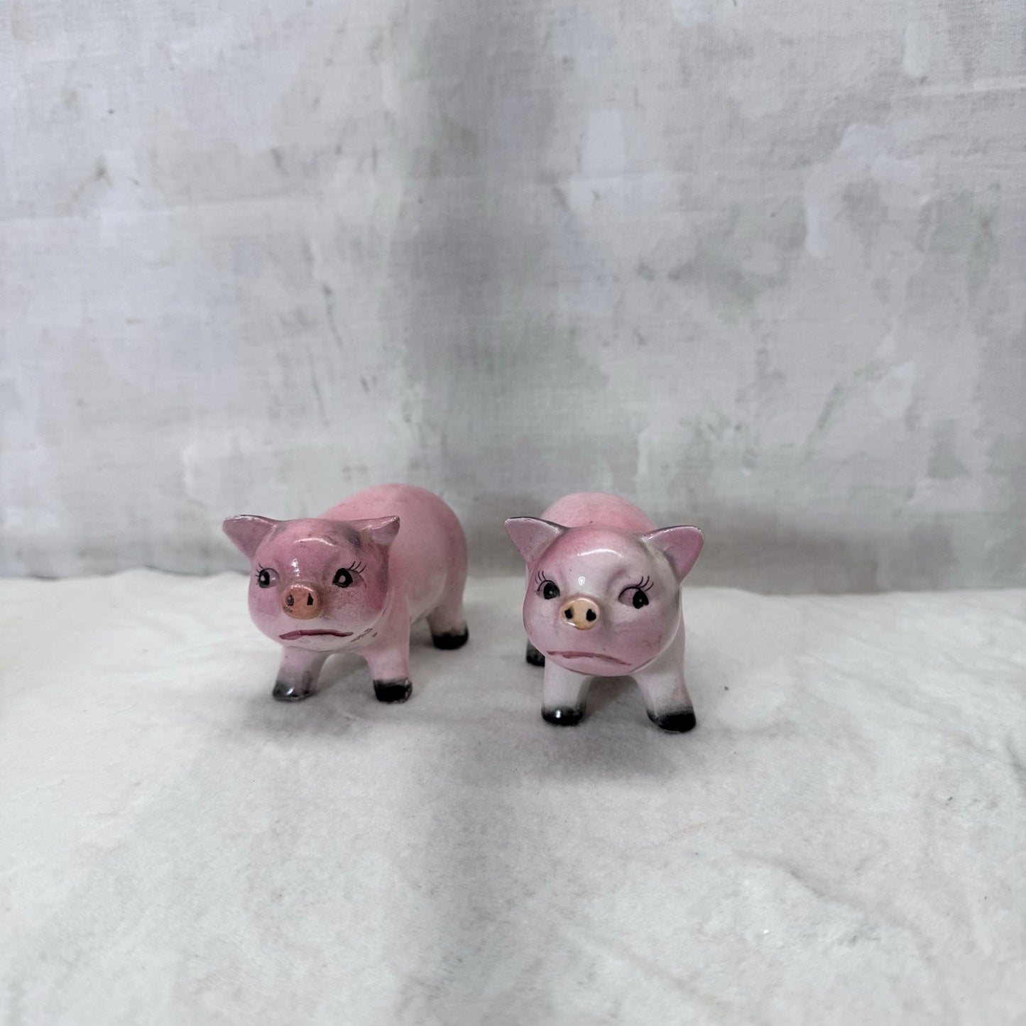 Pig Salt & Pepper Shakers Japan Vintage