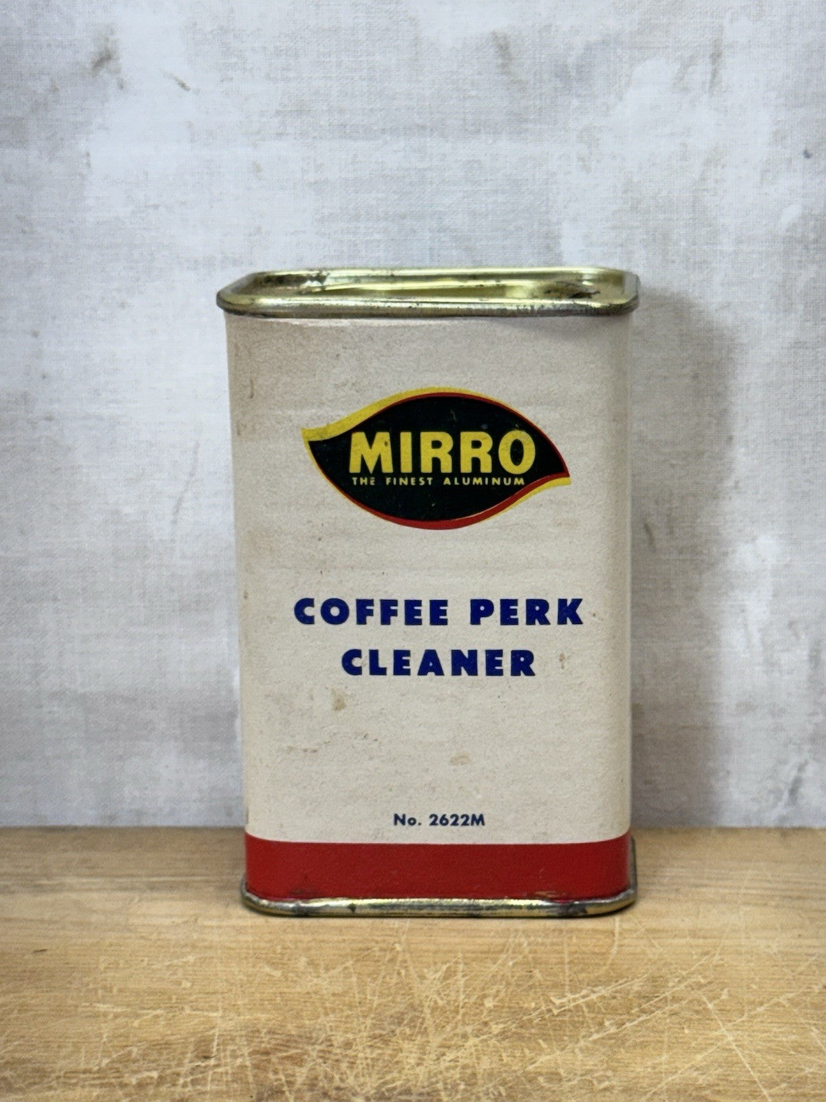 Mirro Coffee Perk Cleaner Can NOS Vintage #S-1809