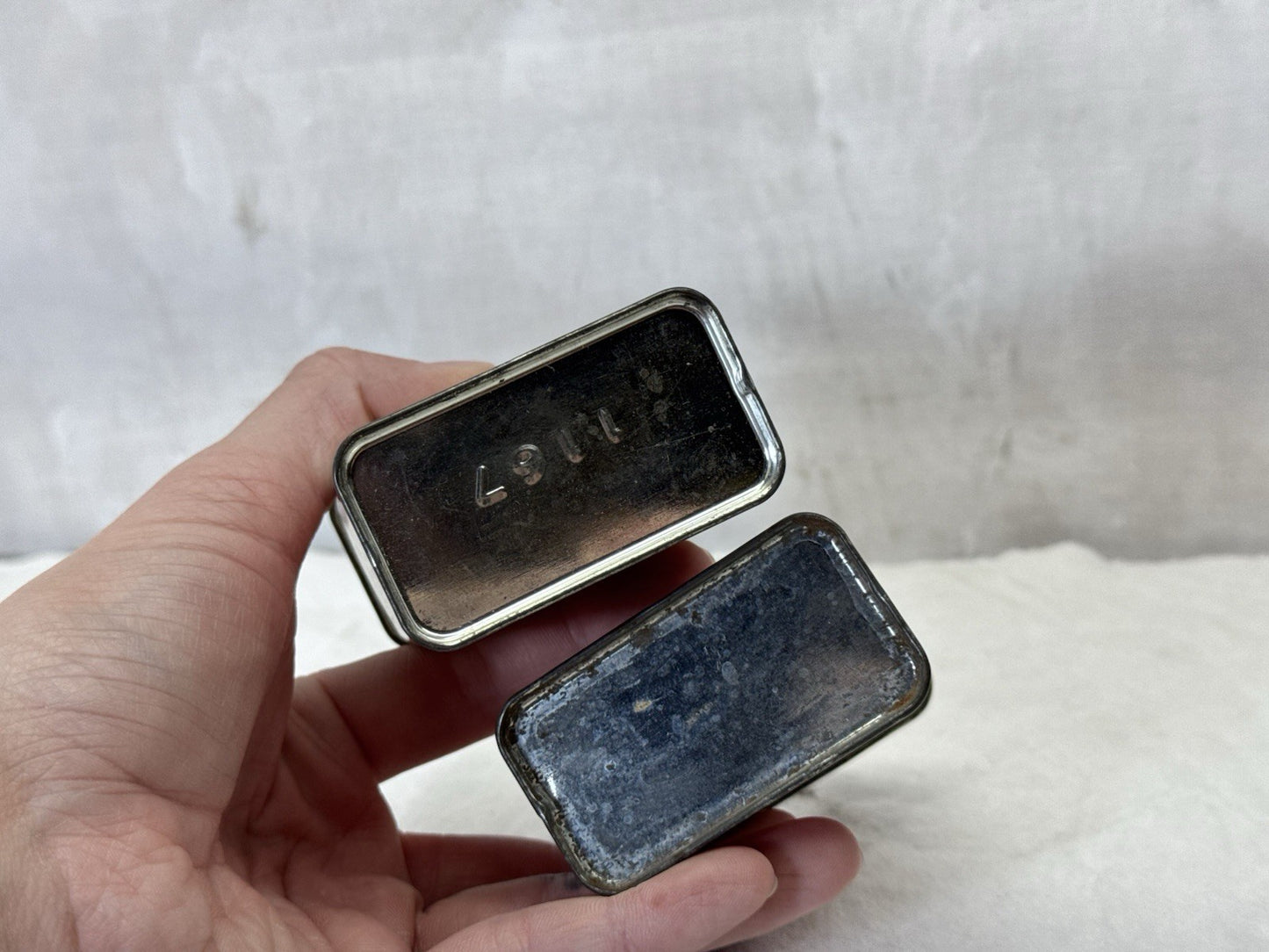 Tones Vintage Pickling Spice & Whole Cloves Spice Tins #s-1922