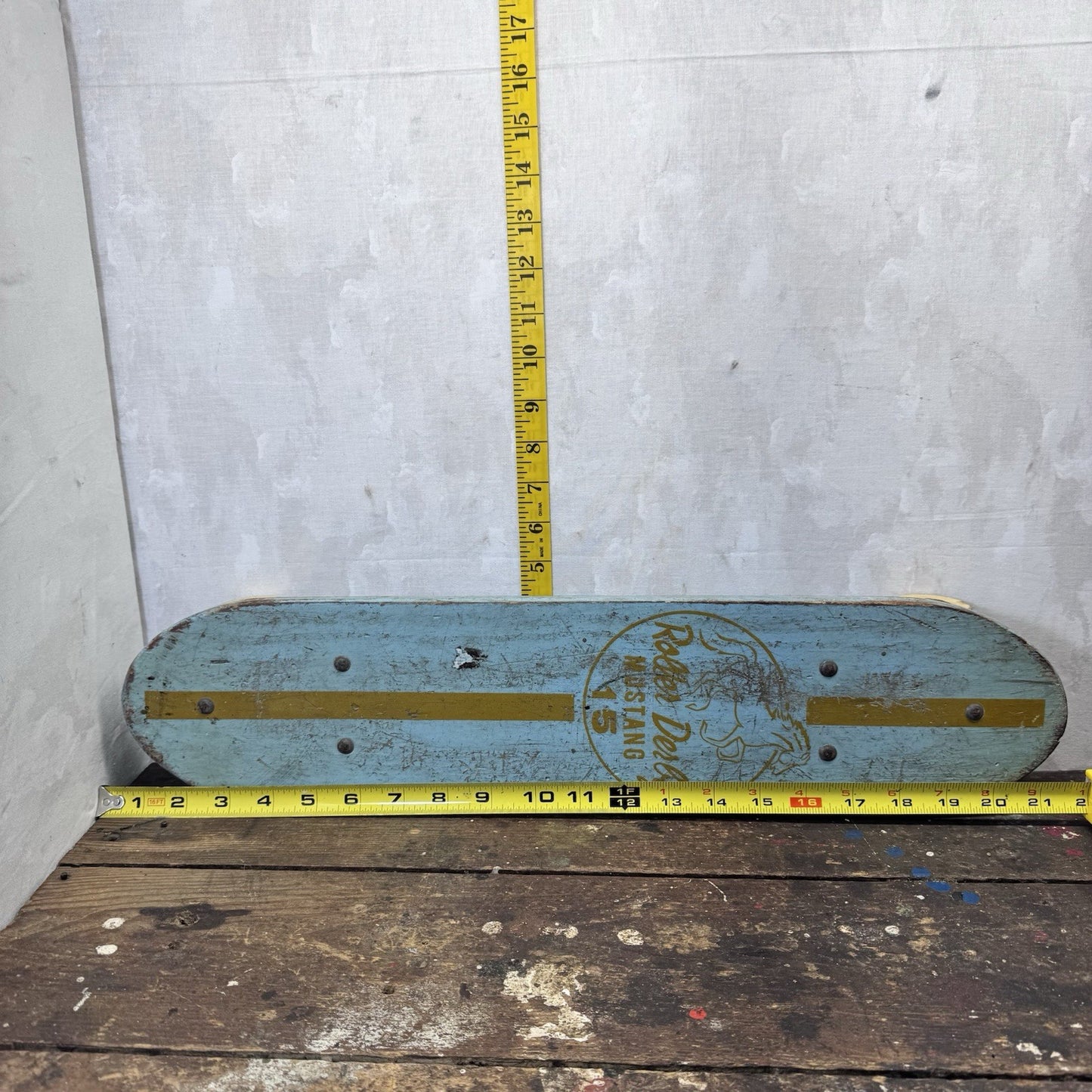 Roller Derby Mustang Skate Board #15 Vintage