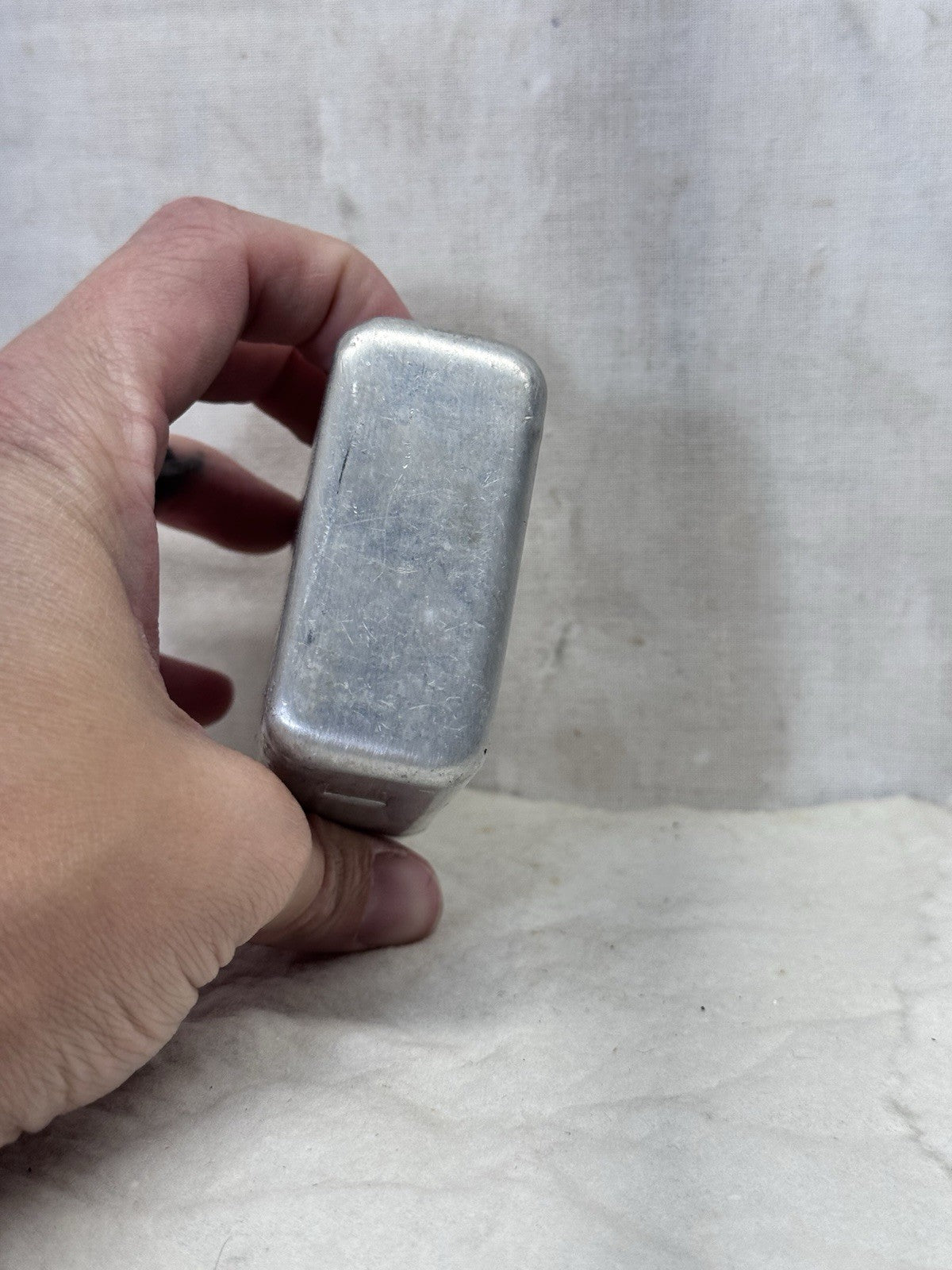 Aluminum Sherman Co. Cigarette Case Vtg #S-1779