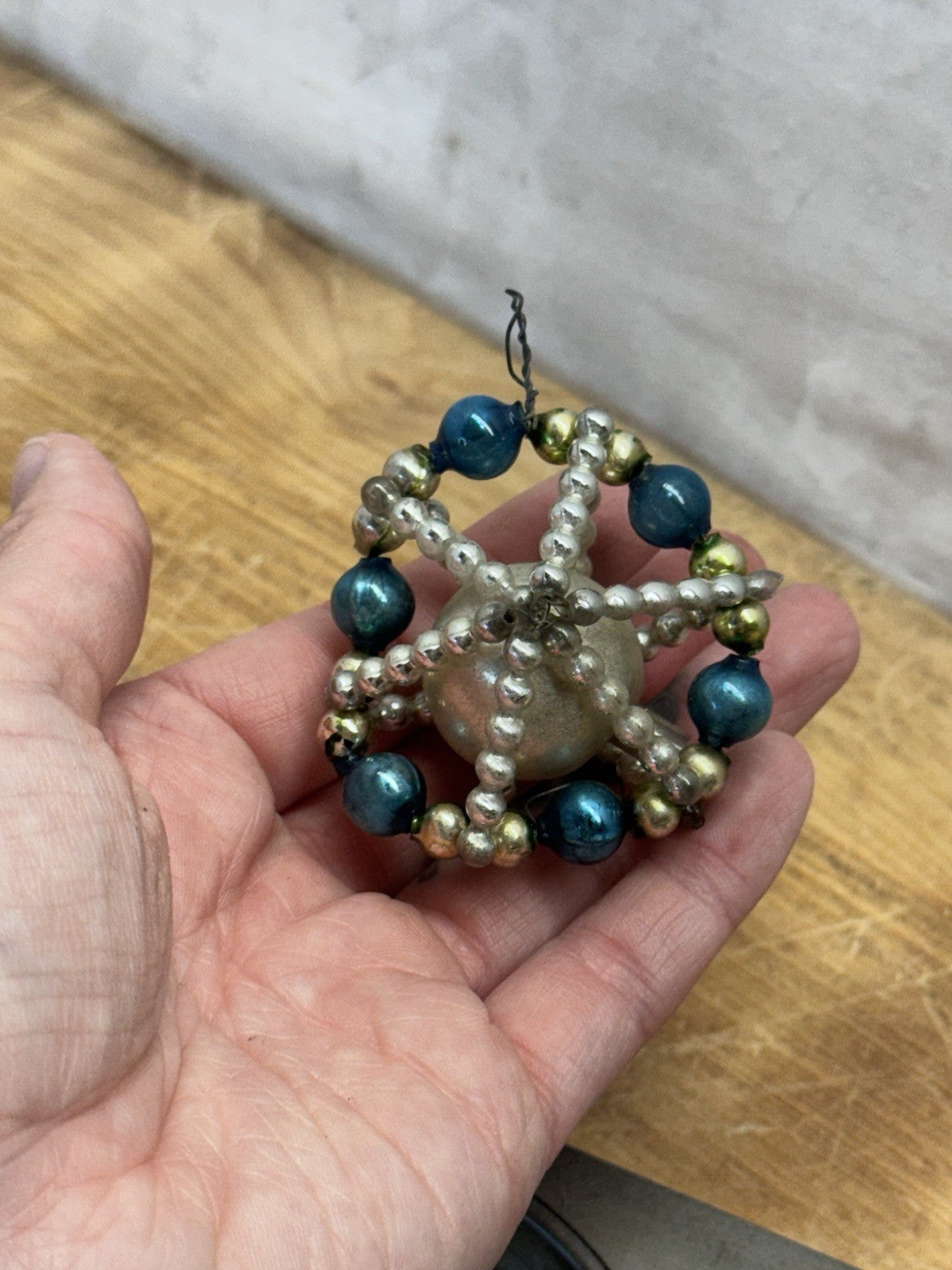 Victorian Glass Bead Ornament #1578