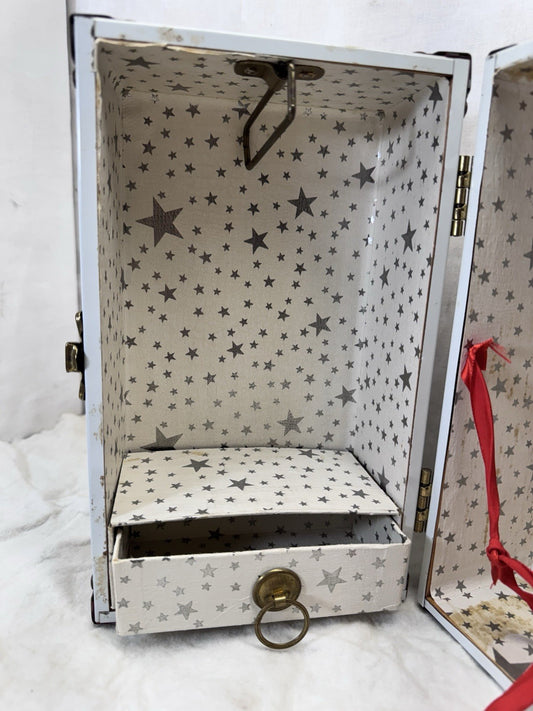 Vintage Doll Carrying Suitcase Toy Kids #S-1775