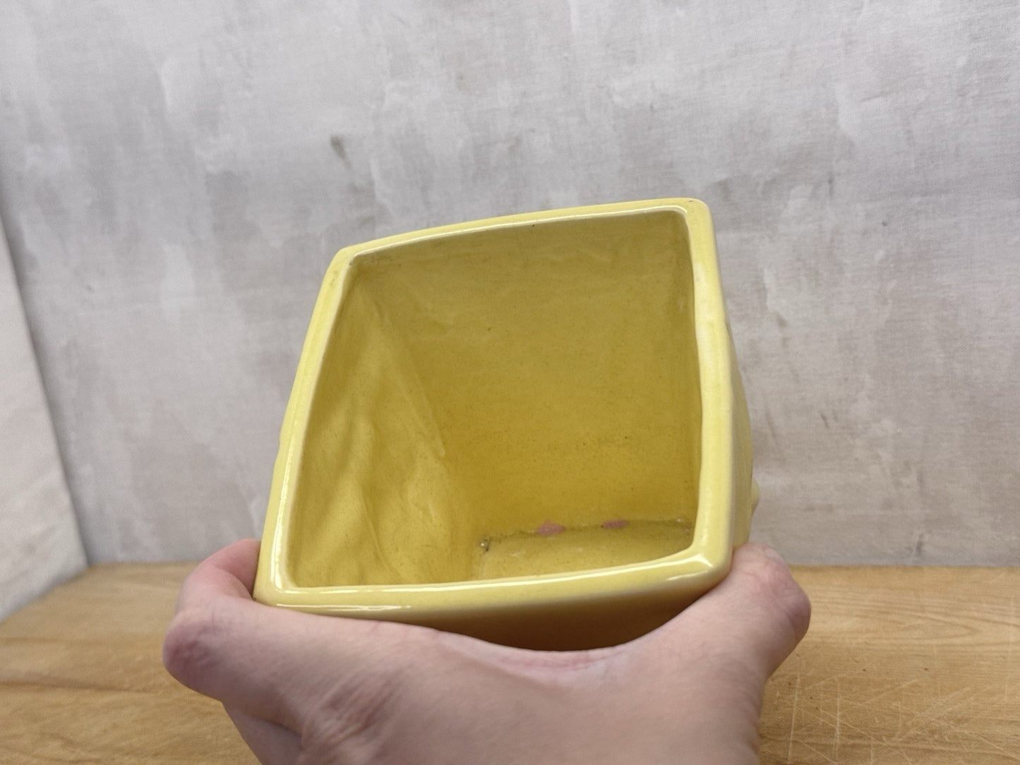 Antique McCoy Yellow Pot #1166