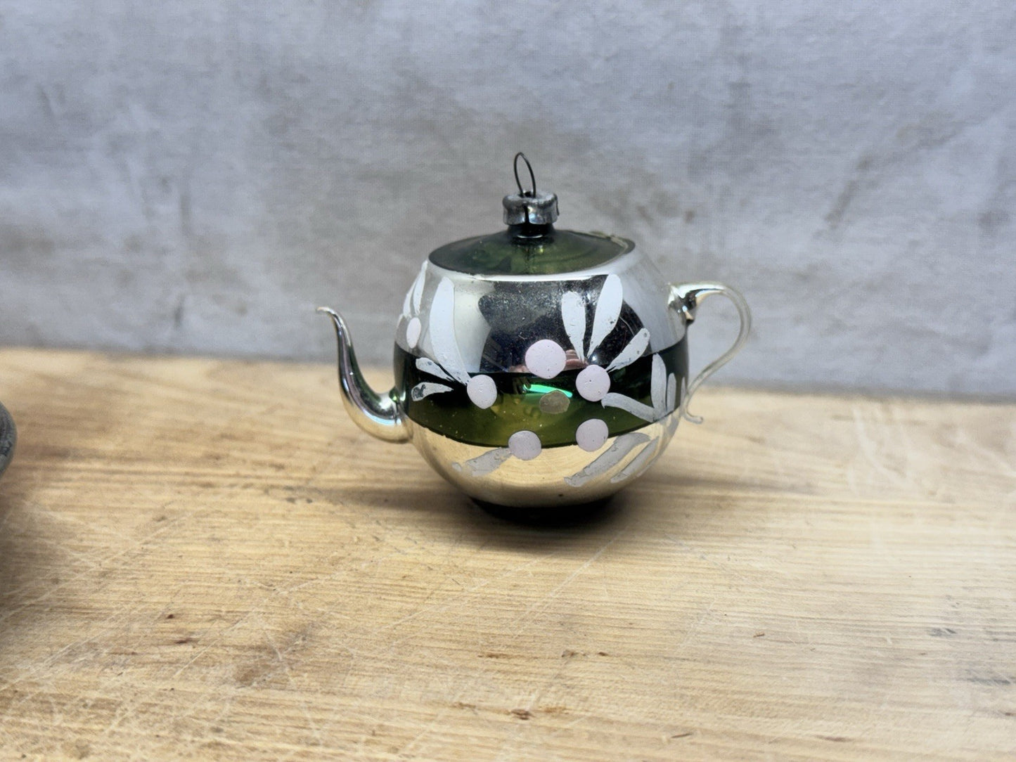 Vintage Tea Pot Ornament #1579