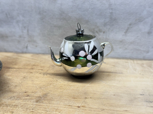 Vintage Tea Pot Ornament #1579