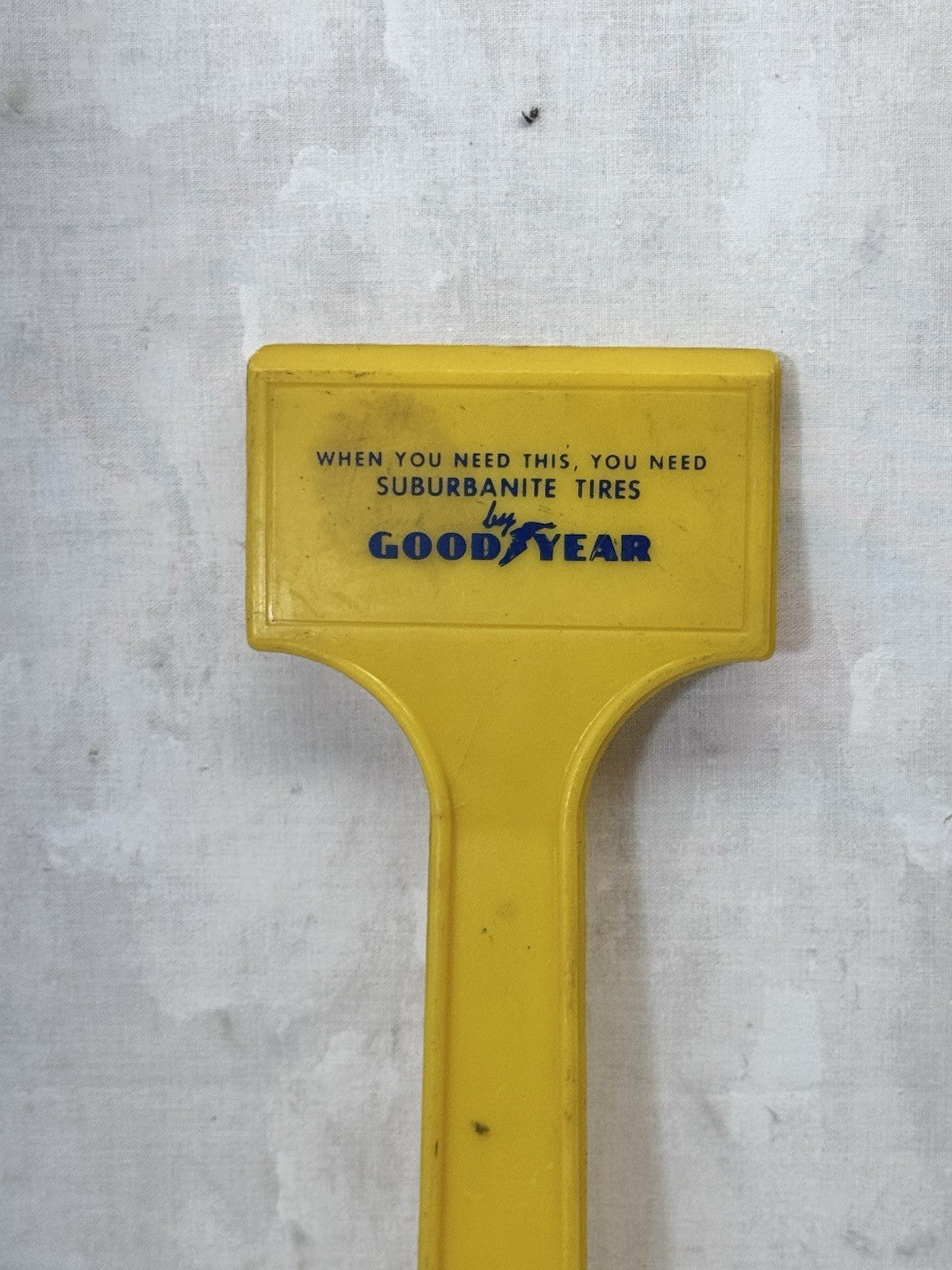 Goodyear Scraper Advertisement Vtg #S-1768
