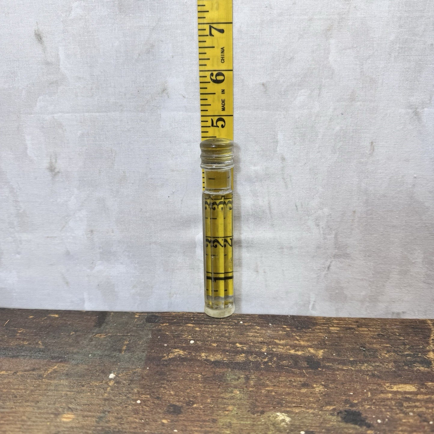 Glass CJ Medical Pharmecutical Pestle Vintage