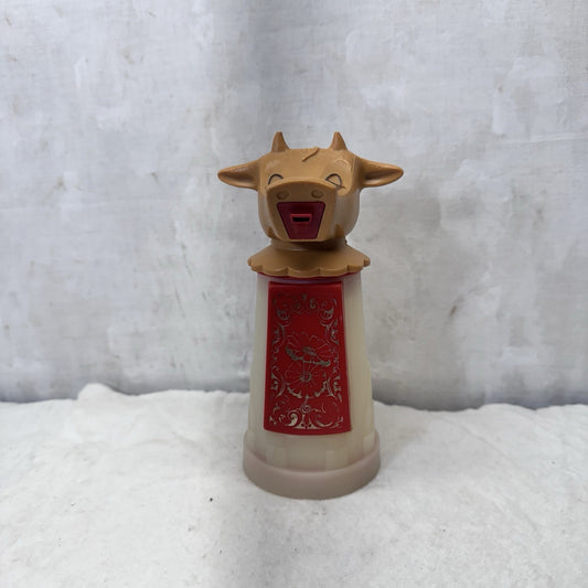 Whirley Moo Cow Creamer Dispenser Heavy Plastic Vintage