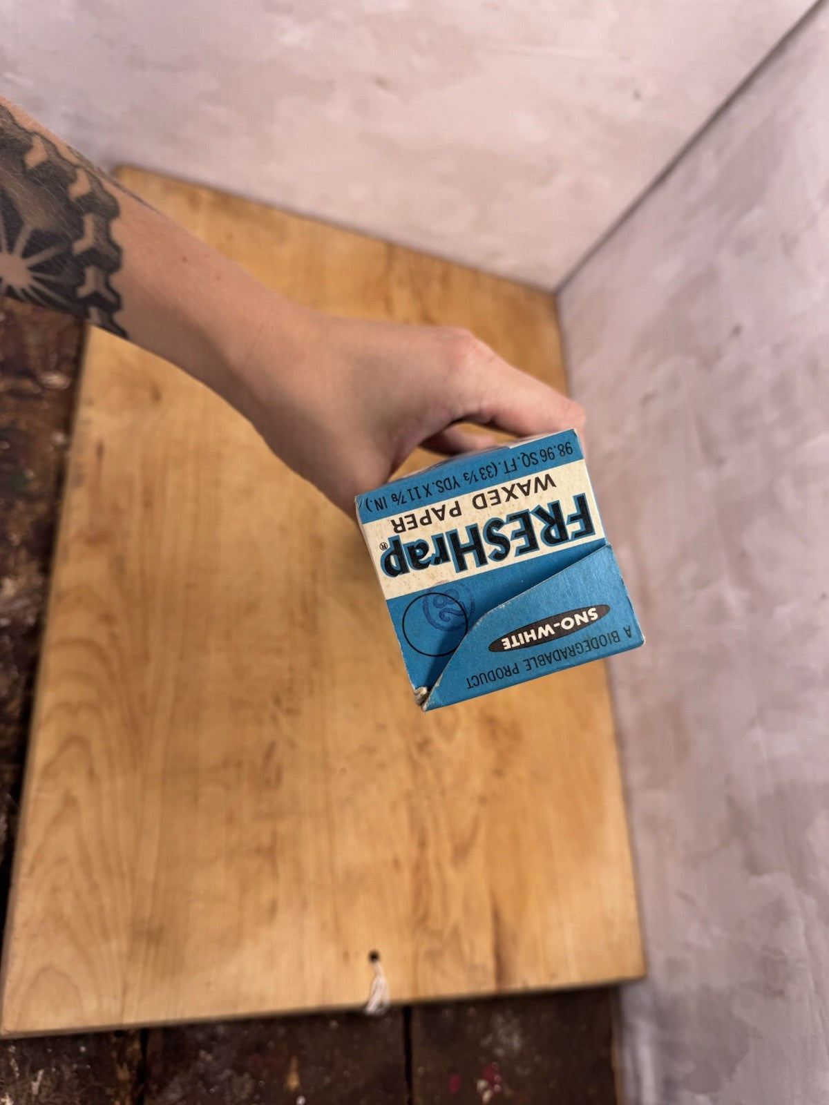 FRESHrap Waxed Paper Vtg Box #1308