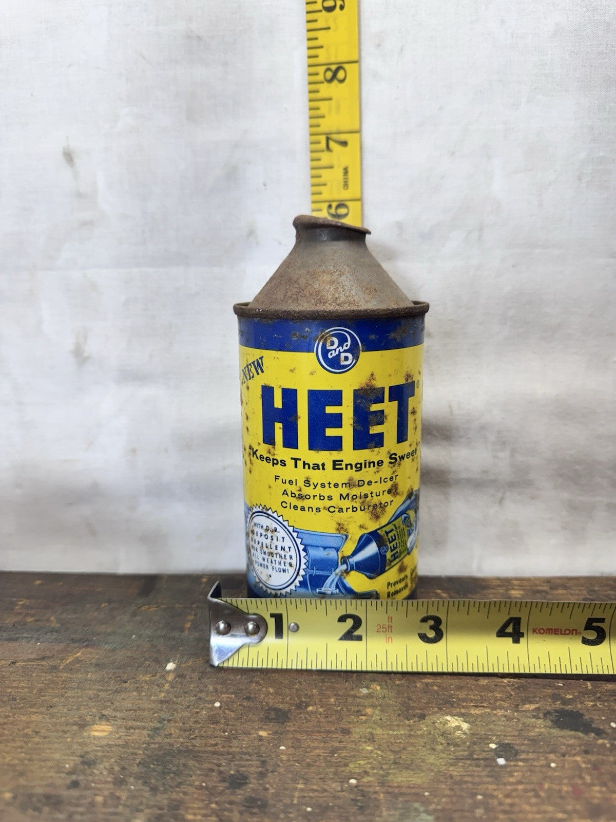 Vintage Conetop Heet Can #S-1908