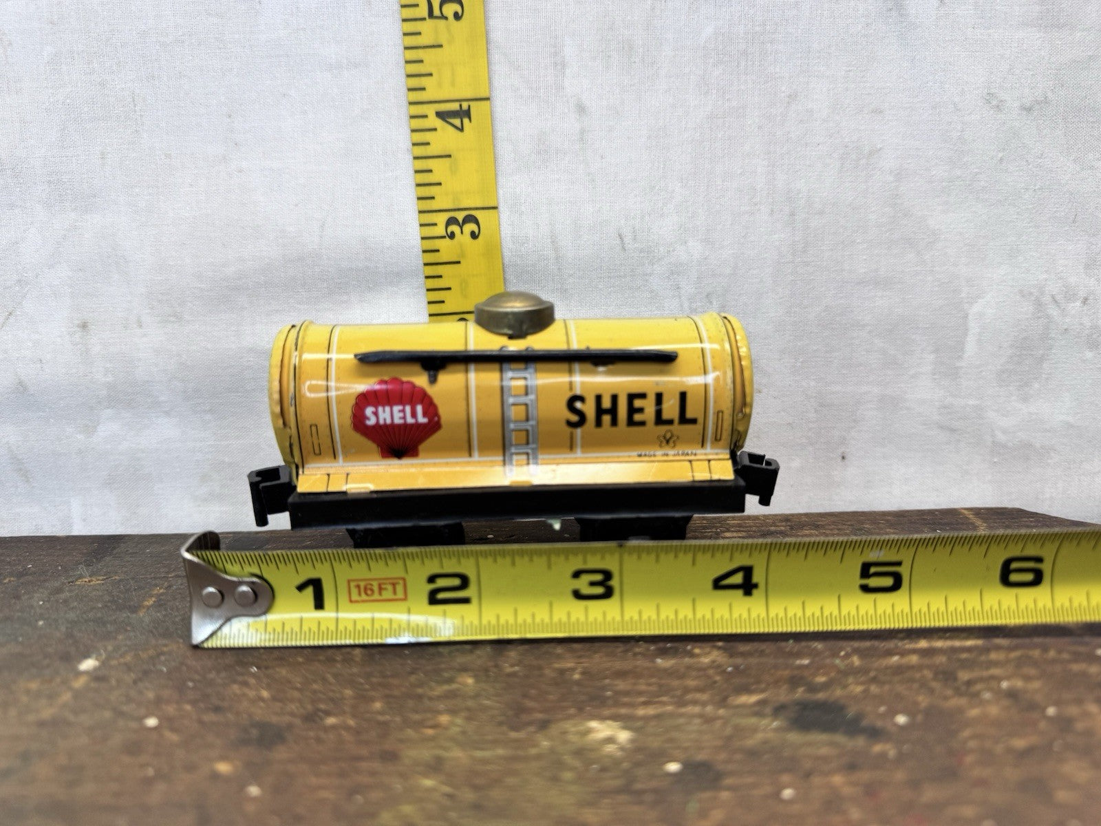 Vtg Shell Train Car Tank Tin #S-1604
