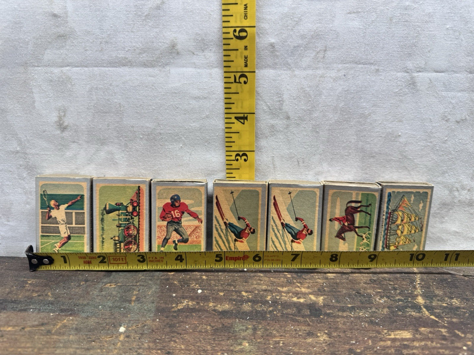 Ohio Blue Tip Match Boxes Vtg #1546