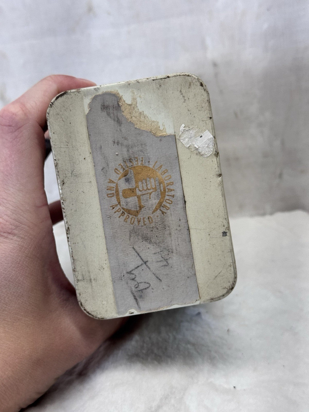 Rexall Epsom Salt Tin Vintage Empty #1910