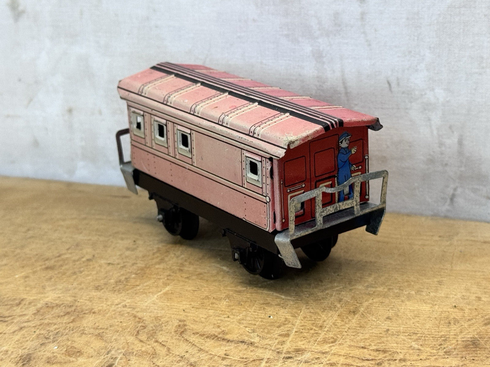 Continental Flyer Train Set No 167  Caboose Train Car Vtg #S-1603