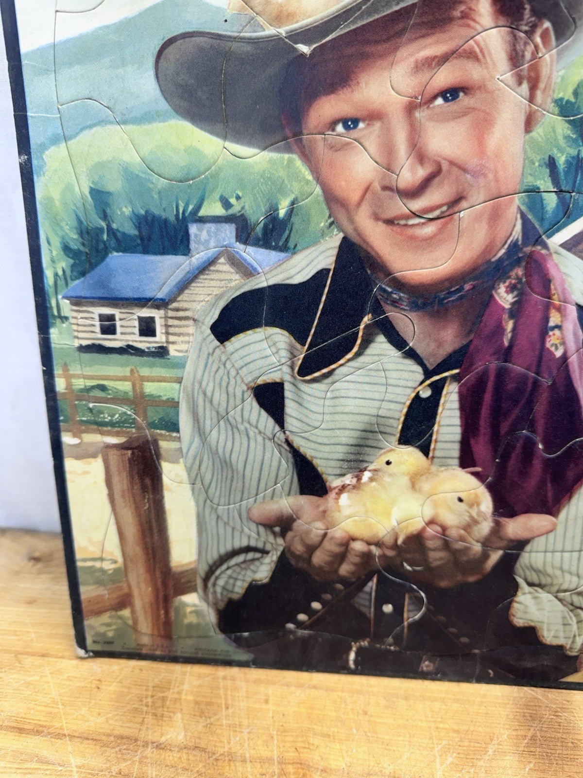 Roy Rogers Picture Puzzle Vtg #1464