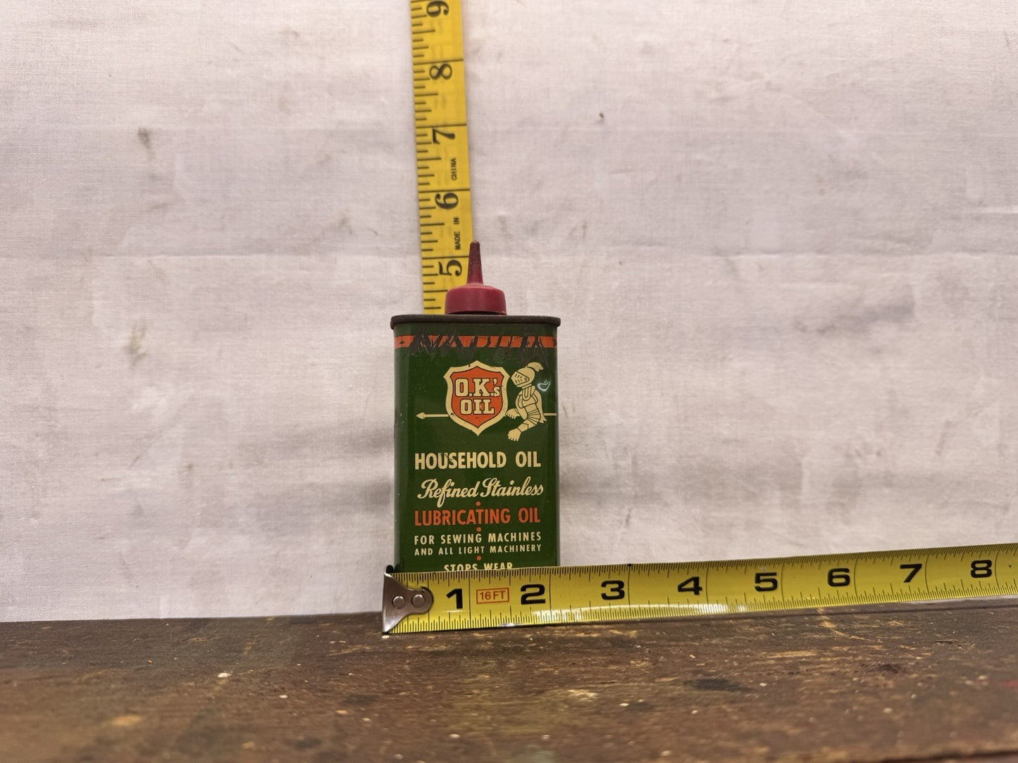 O.K.’s Household Oil Can Vtg #1283