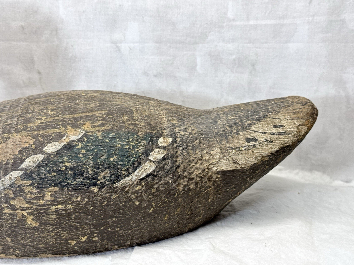 Vintage Wooden Hunting Duck Decoy