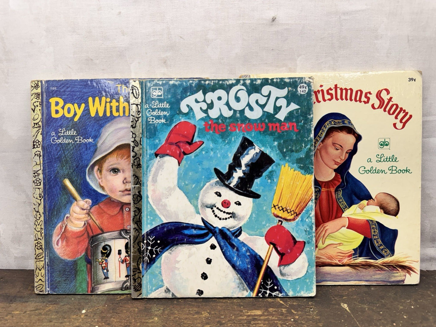 Three Little Golden Books Vintage #1038