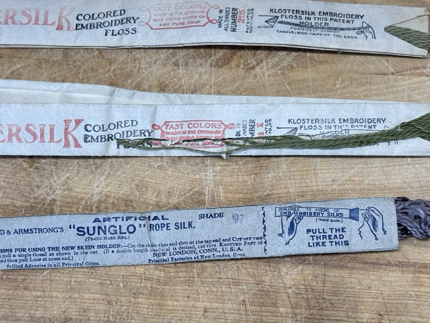 Embroidery Floss Vintage NOS KLOSTERSILK #1823