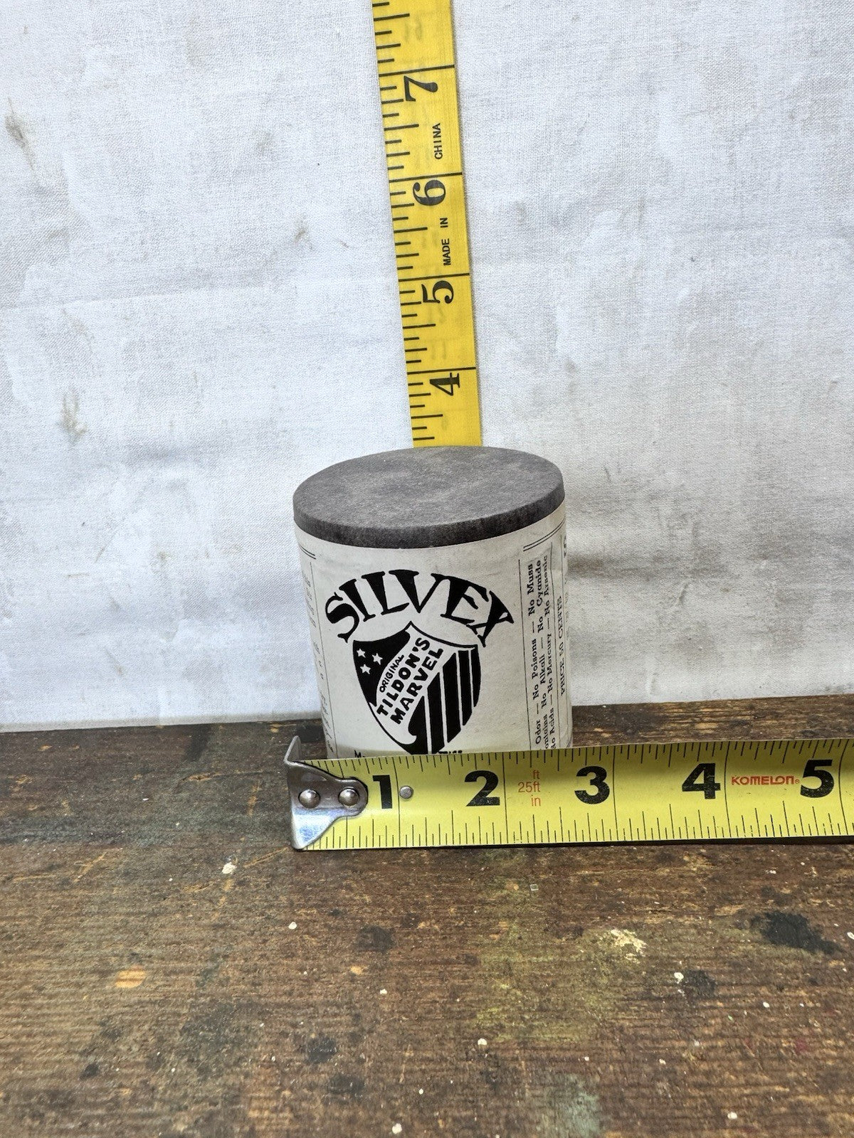 Silvex Metal Cleaner Container NOS Vintage #S-1802