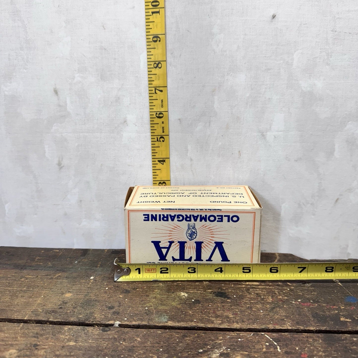 Vita Oleomargarine Empty Vintage Box