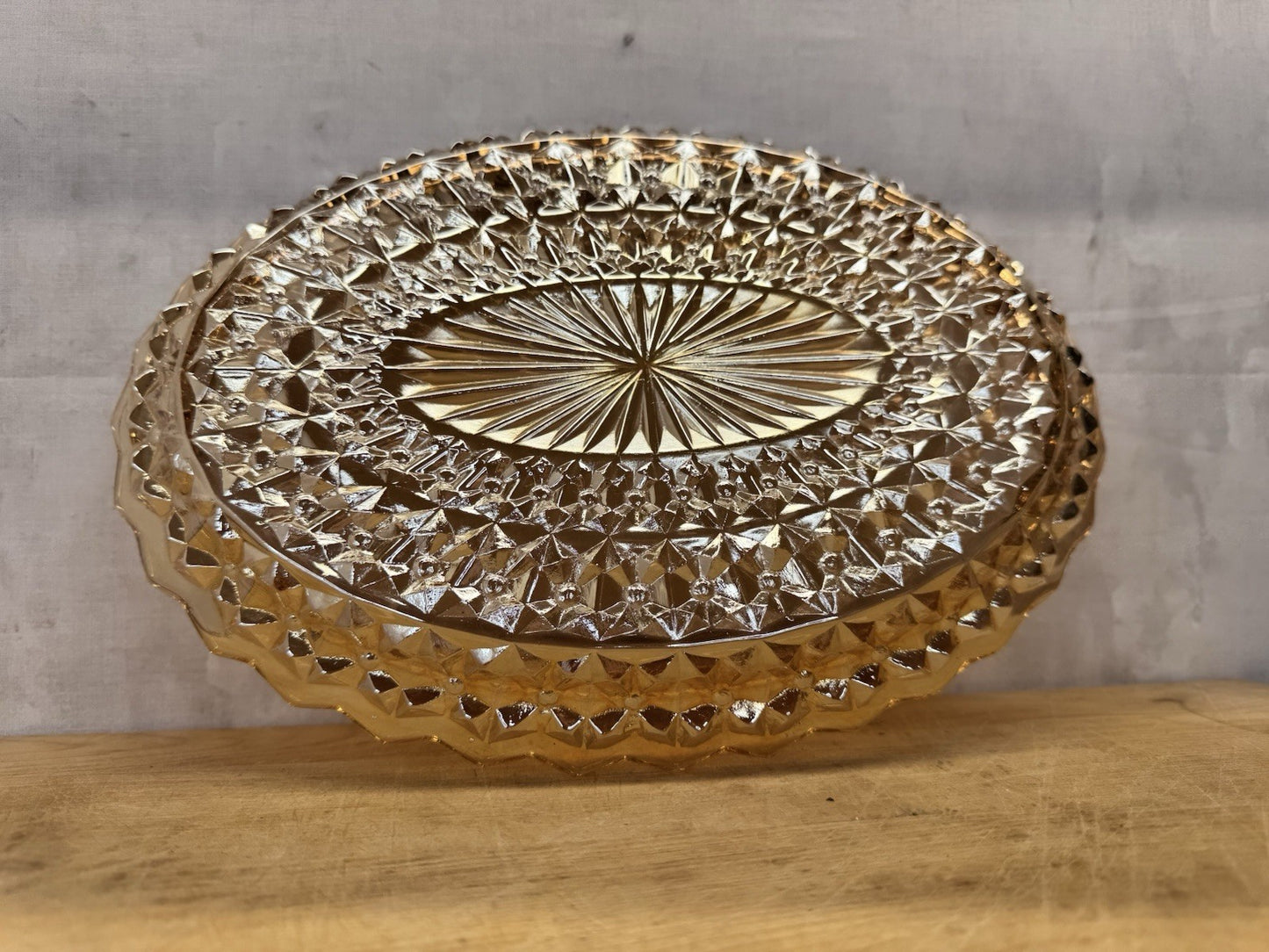 Carnival glass Jeanette #1085
