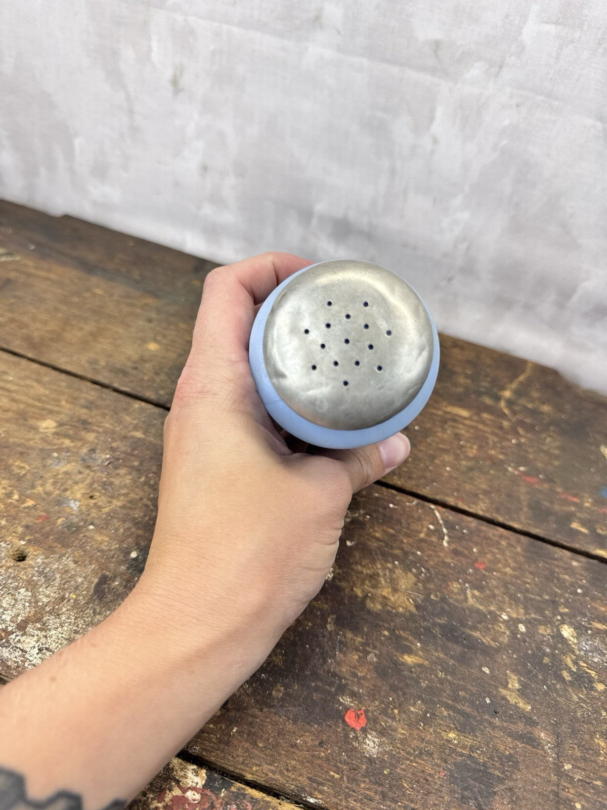 Delphite Blue Pepper Shaker #1001