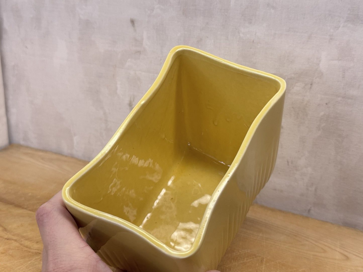 Yellow McCoy Rectangular Planter #1189