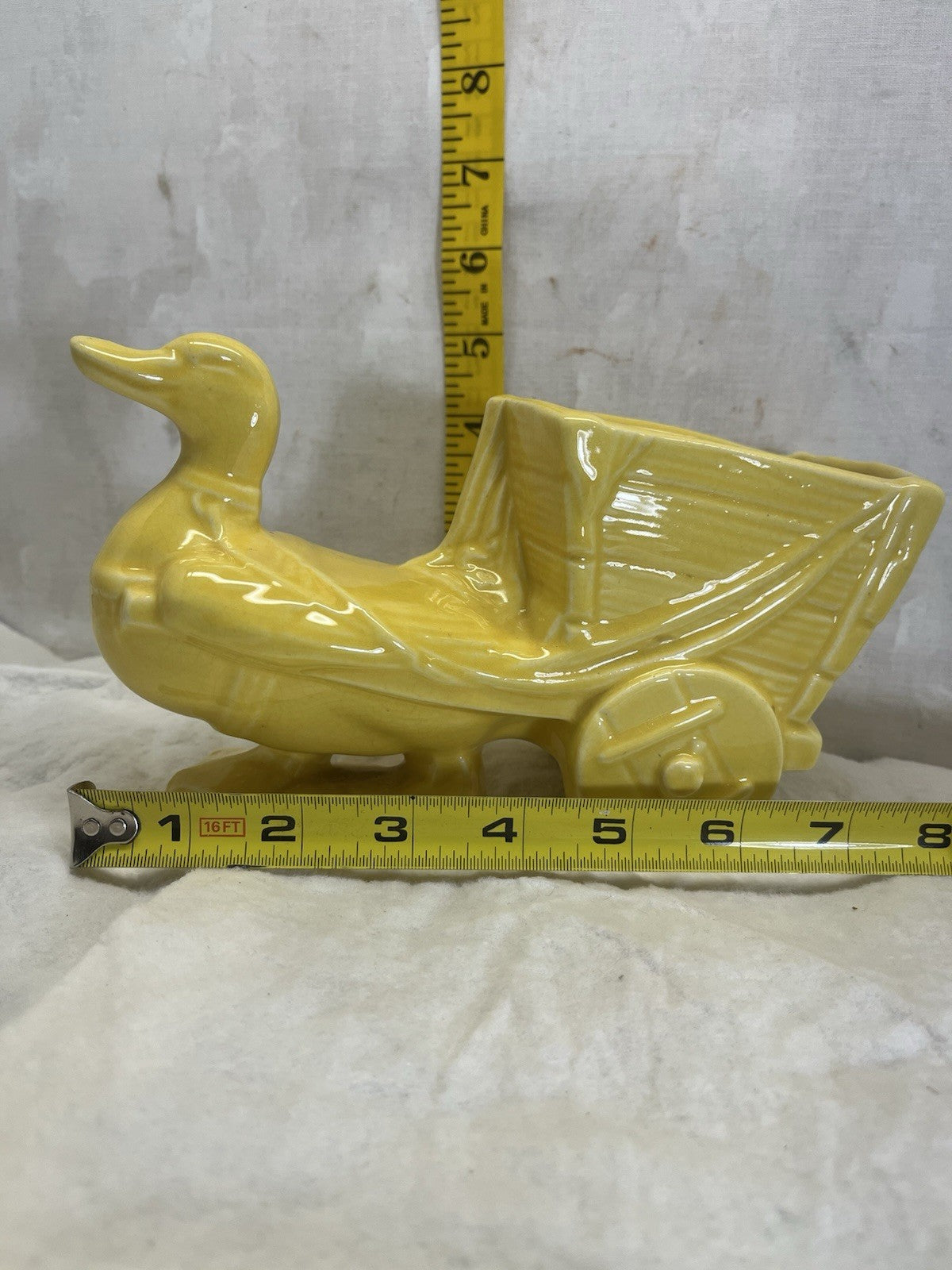 McCoy Yellow Duck Planter Vintage