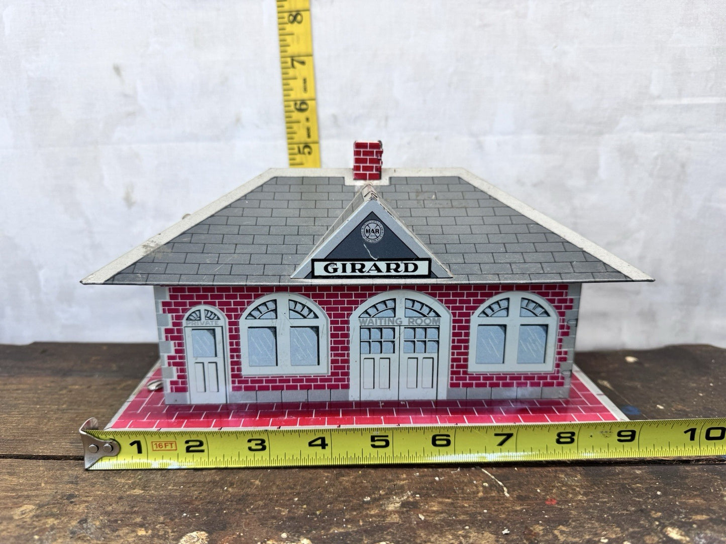 Vintage Marx 2960 Lighted Girard Whistling Station #S-1615