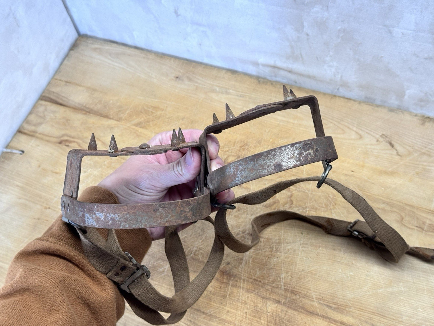 Ice Shoe Cleats Vintage Metal #S-1816