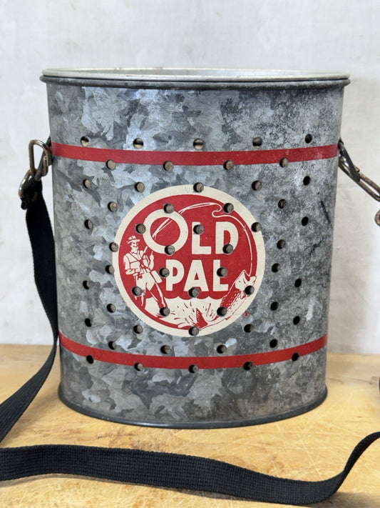 Vintage Old Pal Minnow Bucket #S-1803